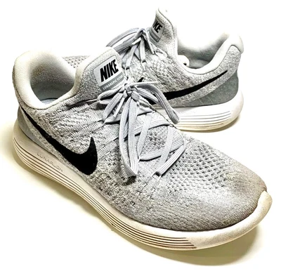 $25 • Buy Nike Lunarepic Low Flyknit 2 Wolf Grey US9