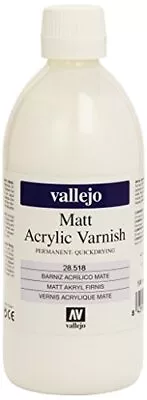 Vallejo Model - Color Matt Acrylic Varnish - 500ml Best Free Delivery UK Best • £17.87