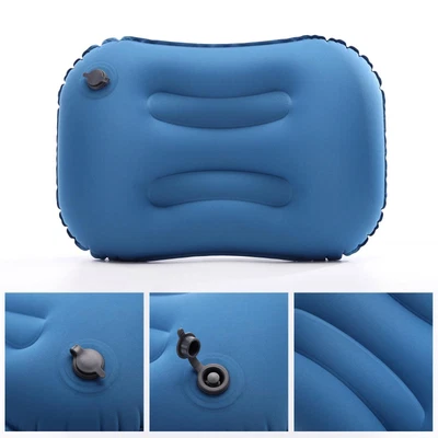 $13.61 • Buy Ultralight Travel Pillow Inflating Pillow Camping Beach Folding Inflate J3P6