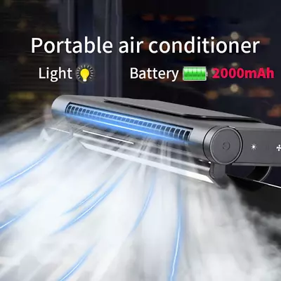 Portable Air Conditioner Rechargeable Electric Fan Adjustable Misting Air Cooler • $45.05