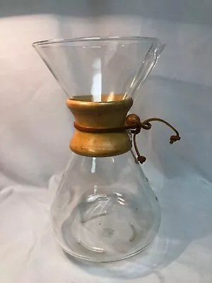 Large Green Stamp Chemex Coffee Maker Pyrex 11 1/2  Pour Over Mcm • $125