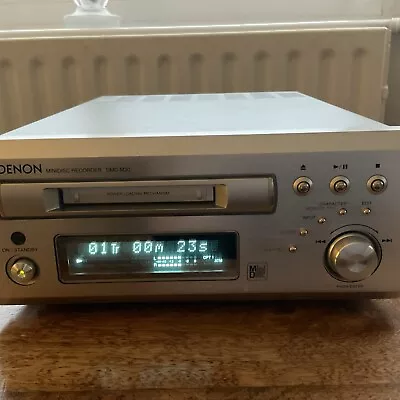 Denon DMD M30 Mini Disc Player Recorder Fully Working With 1 Mini-Disc & Optical • £79.99