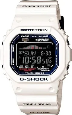 Casio　Watch G-Shock G-LIDE Radio Wave Solar GWX-5600C-7JF Men's White • $260.01