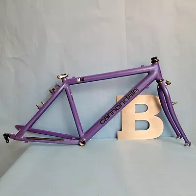 Vintage Cannondale M500 Mtn Bike Frameset Purple Alloy 26  Wheel   D5 • $100