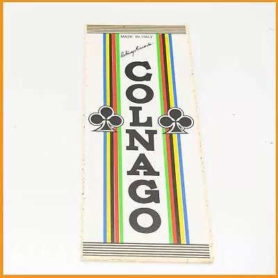 NOS ORIGINAL COLNAGO SEAT TUBE DECAL VINTAGE ROAD BIKE SUPER MEXICO 70s OLD 80s • $85.88