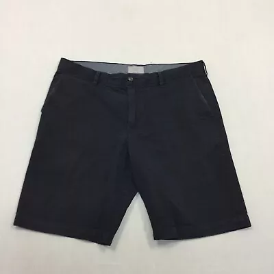 M&S Chino Shorts Mens W36 Cotton Casual Blue Cotton • £8.99