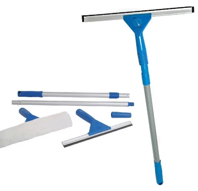 £9.99 • Buy Window Cleaner Telescopic Conservatory Glass Cleaning Kit Squeegee Wiper 3.5M