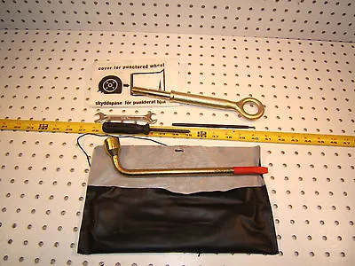 Volvo 2001 V70 XC Wagon Rear Comparment OEM 1 Set Of 7 Tools With Black 1 Pouch • $102
