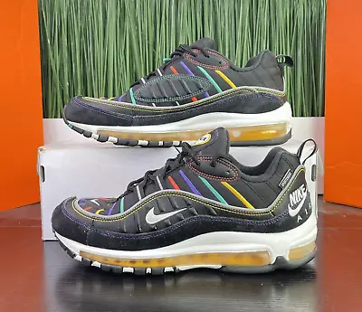 Nike Air Max 98 PRM Martin Black White Womens Shoes CI1901-023 Size 9 • $85