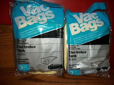 LOT Of 2 Homecare Pack Of  3 Vacuum Bags Electrolux Tank #3020 Disposable New • $9.99