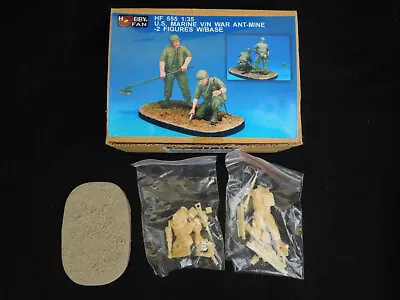 U.S. Marine V/N War Anti Mine 2 Figures With Base 1/35 Hobby Fan HF555 • $68.37