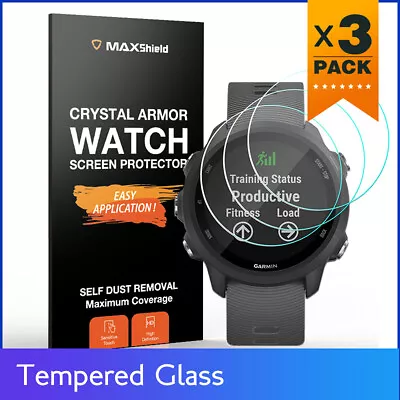 3X Tempered Glass Screen Protector F Garmin Forerunner 165 245/Music 935 945 955 • $7.77