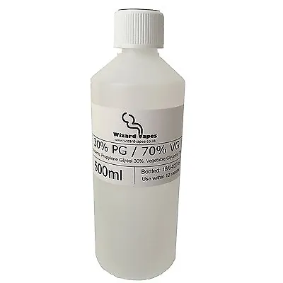 Pre Mixed Base - Mixed PG VG - Propylene Glycol - Vegetable Glycerine • £17.99