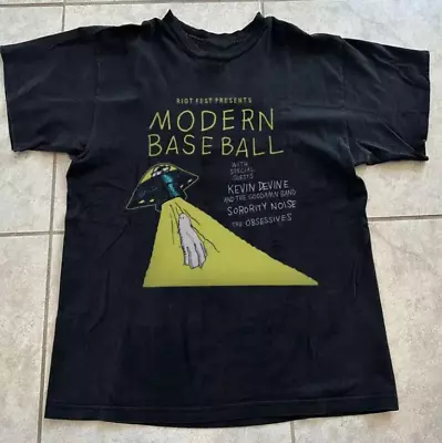 Modern Baseball Riot Fest Presents Unisex T-Shirt Cotton Full Size S-5XL PR0111 • $22.99