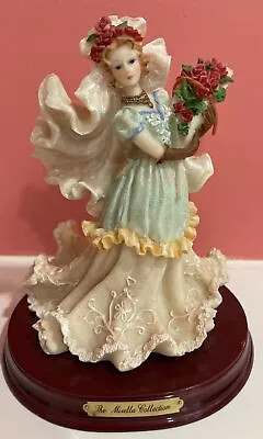 The Mirella Collection Ceramic Figurine Woman With Roses 🌺🌺🌺🌹🌹 • $156.75