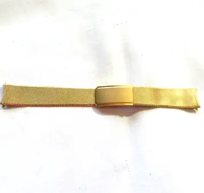 Mira-Flex Gold-Filled Mesh 60s' Vintage Watch Band 17MM NOS • $75