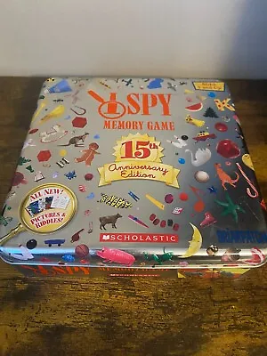 I SPY Memory Game 15th Anniversary Edition Briarpatch Collector Tin Complete Set • $5.99