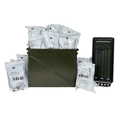 Grade 2 M548 Ammo Can & Cold Weather Military MRE Case - 12 Meals - 2024 • $175