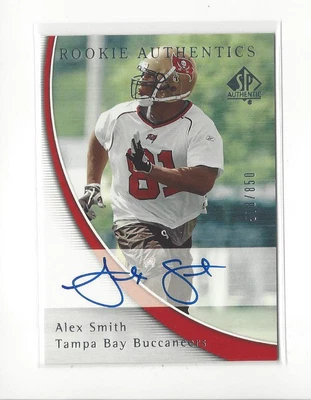 $2.99 • Buy 2005 SP Authentic #212 Alex Smith RC Rookie AUTOGRAPH Buccaneers /850 