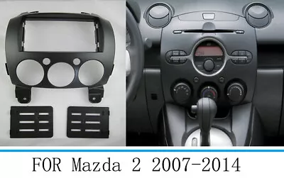 For Mazda 2/Demio 2007-2014 Car Stereo Fascia Dash Panel 2 Din Frame Trim Kit • $40.37