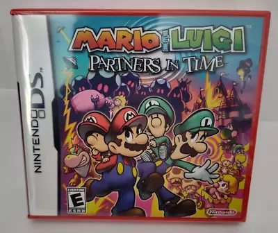 Mario & Luigi Partners In Time - Nintendo DS NEW FACTORY SEALED Red Case Rare • $129.99