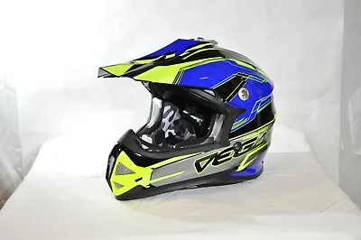 Vega Mighty X2 Youth Off-Road Helmet Blue Stinger (Size Youth Large) • $69.99