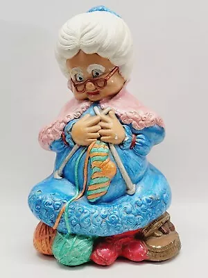 Vintage Retro 1970's Atlantic Mold 13” Ceramic Mrs. Santa Claus Christmas Statue • $33.59