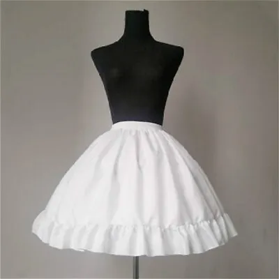 £15.78 • Buy Women Lolita Skirt Petticoat Crinoline Gown Underskirt Tutu Cosplay White