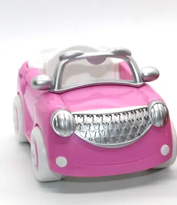 Disney Junior Mickey Mouse Clubhouse Mobile Minnie Pink Plastic Convertible Car • $14.99