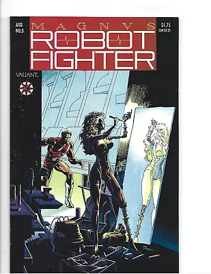 Magnus Robot Fighter # 3 * Coupon And Cards Attached * Valiant Comics * 1991 • $3.99