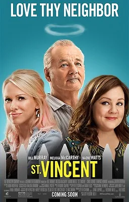 $13.99 • Buy St Vincent Movie Poster - Bill Murray Poster, Naomi Watts, Melissa McCarthy