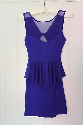 Stunning Electric Blue Miss Selfridge Dress Size 10 • £9.99