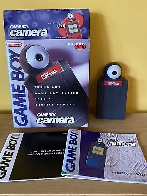 Nintendo Gameboy Camera - Red - Boxed & Manual - Tested & Working • £54.99