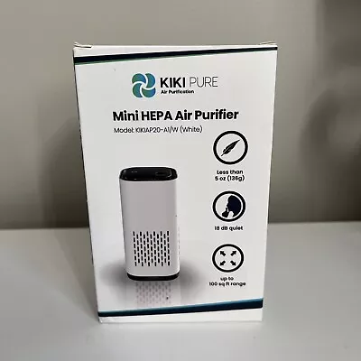 KIKI PURE A1 Mini HEPA USB-C Powered Air Purifier. Ultra Portable (5.2in Tall) • $10.99