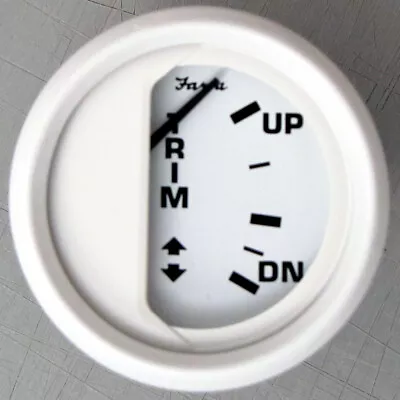 Faria Beede 13122 Dress White 2  Trim Gauge - Mercury/Mariner Compatible • $33.78