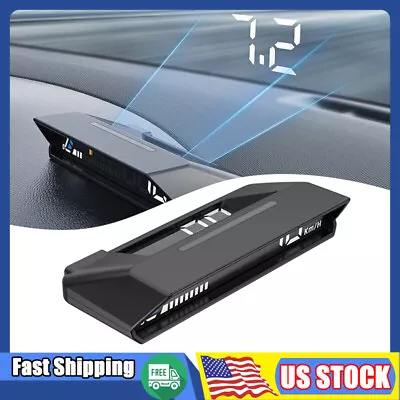 OBD II Car HUD Head Up Display Dual Screen Digital Speedometer Projector NEW US • $39.42