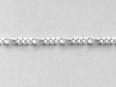 925 Sterling Silver Figaro Chain Bracelet Anklet Or Necklace Length 6  To 30  • £10.05