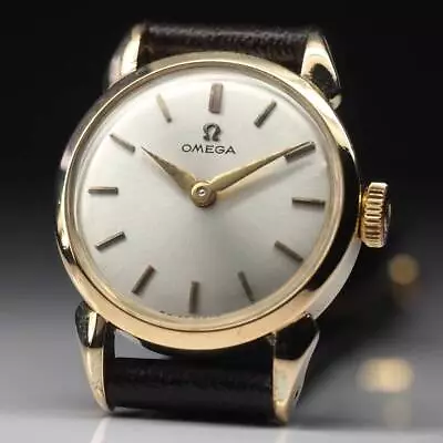 Omega Vintage Watch Hand Wound Gold • $398.93