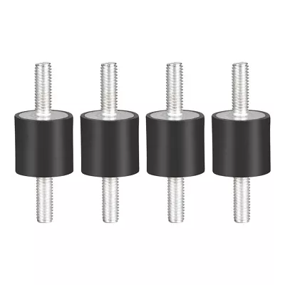 20mm X 20mm Rubber Mounts Vibration Isolators With M6 X 18mm Studs 4pcs • $13.54