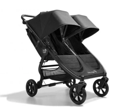 Baby Jogger City Mini GT2 Double Opulent Black All Terrain Pushchair • £549