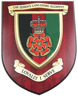The Queens Lancashire Regiment Hand Made In The Uk Mess / Wall Plaque • £21.99