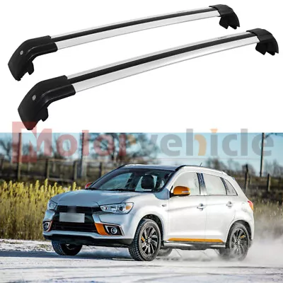 Silver Cross Bar For Mitsubishi Outlander Sport ASX 2010-2022 Roof Rack Rail • $99