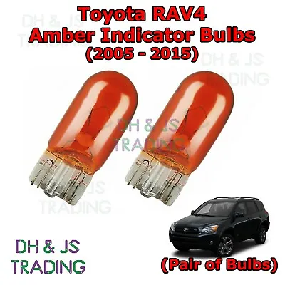 For Toyota RAV4 Amber Side Indicator Bulbs 501 Side Tail Pair RAV 4 MK3 05-15 • $4.06