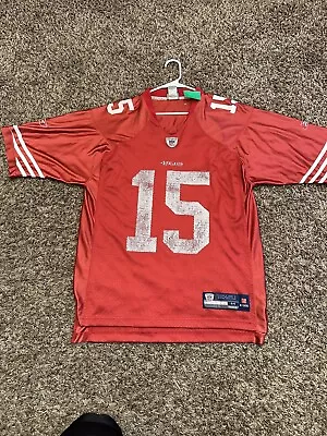 San Francisco 49ers Michael Crabtree #15 Red Jersey Men's Size Medium • $32.50