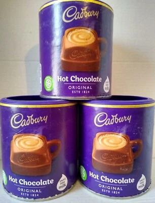 £5.89 • Buy 3 X 175g POTS OF CADBURY HOT DRINKING CHOCOLATE BB 31/01/25 