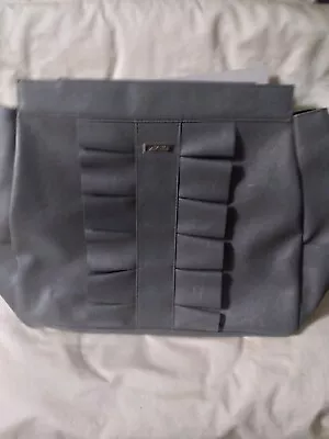 Miche Large Gray Leather Tote And Shoulderbag • $10.50