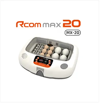Rcom MX-20 Max 20 Avian Incubator - Fully Automatic - Egg Incubator - Warranty • $434.99