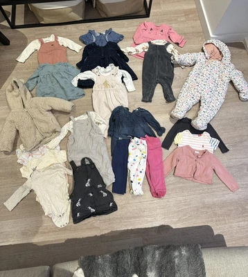 £5 • Buy Baby Girl 9-12 Month Bundle, Next,m&s,Ralph Lauren, F&f, John Lewis, Leigh Tucke