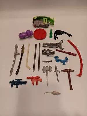 Vintage TMNT Playmates Weapons Accessories Parts & More- SEE PICTURES • $5