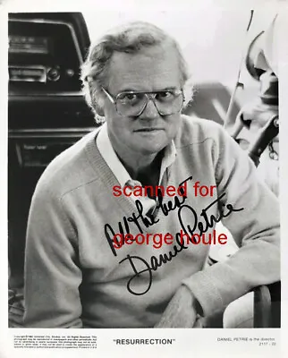 Daniel Petrie - Photograph - Signed - Resurrection - Mark Twain - Director • $160